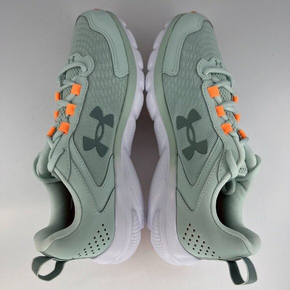 Under Armour Womens Mint Green Charged Assert 9 Low Top Size 8.5 Running Shoes - Picture 6 of 10